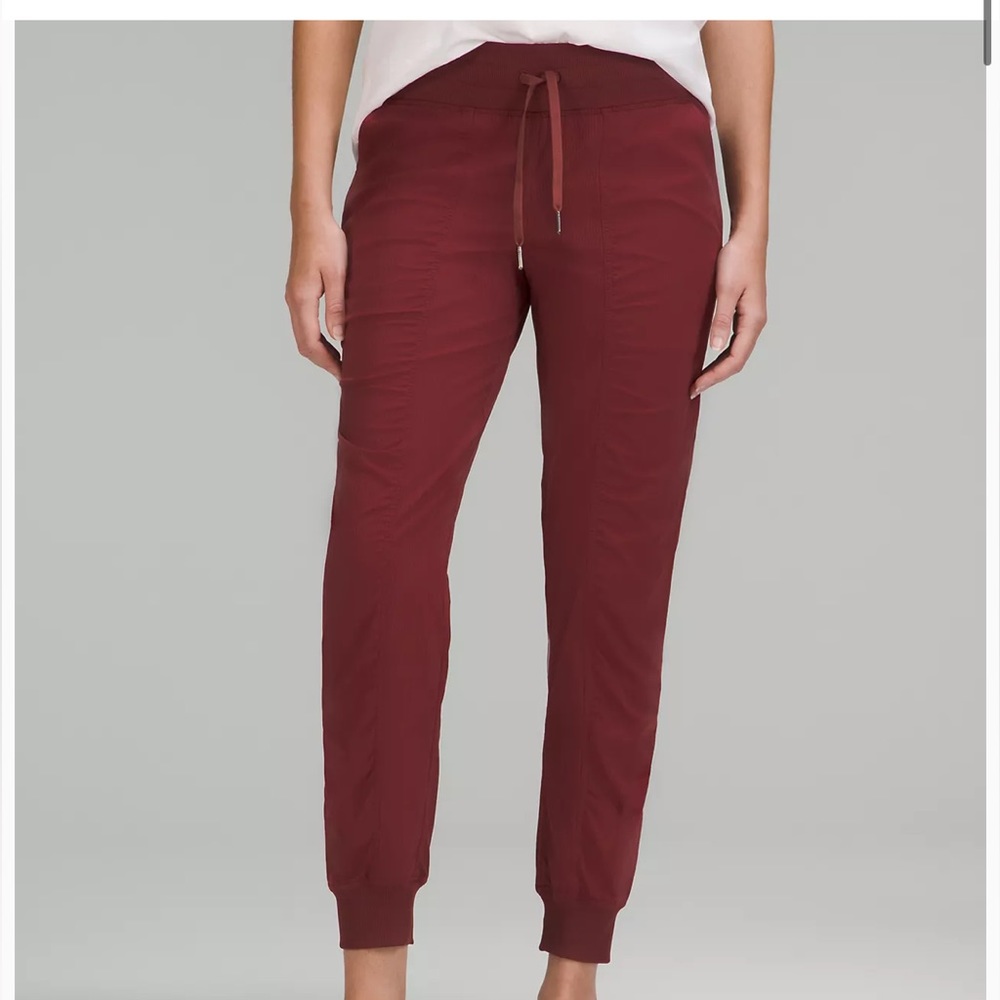 Lululemon Dance Studio Mid-Rise Jogger
Full Length size 6 red merlot